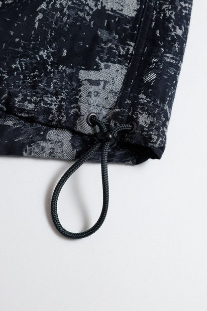 FUNDAMENTAL JACQUARD BORO SHORT PANTS-BLUE GRAY