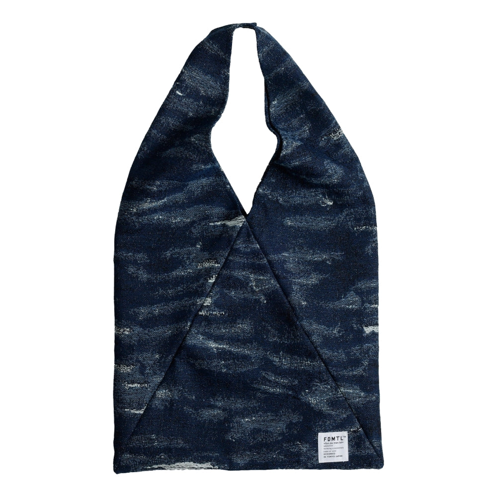 FUNDAMENTAL JACQUARD DENIM AZUMA BAG-INDIGO