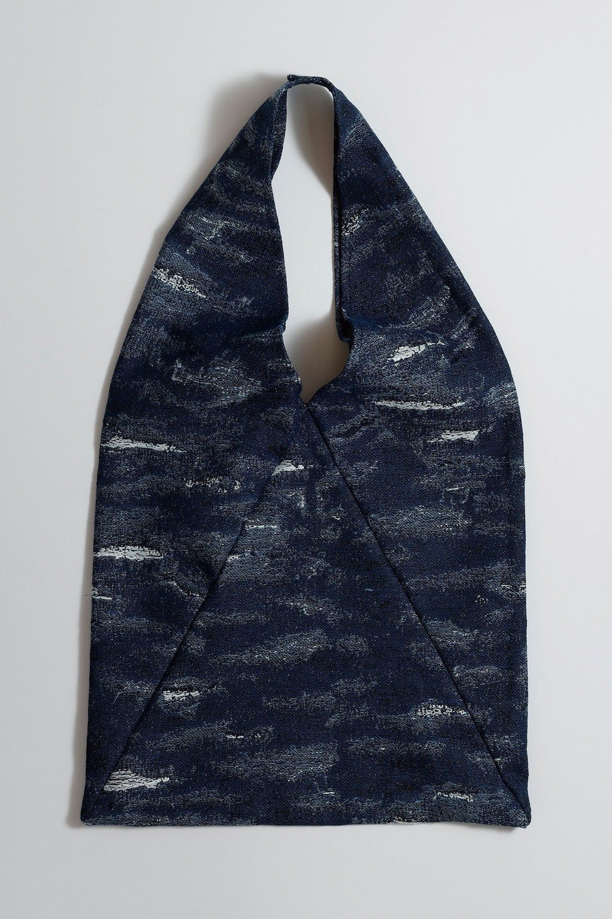 FUNDAMENTAL JACQUARD DENIM AZUMA BAG-INDIGO