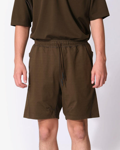 NONNATIVE JOGGER EASY SHORTS C/N JERSEY ICE PACK-OLIVE