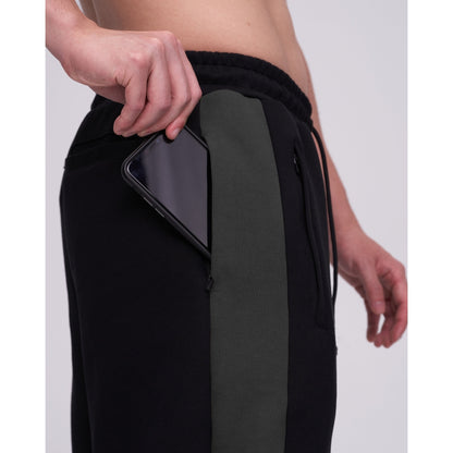 JOINED TRACK SIDE STRIPE LOOSE JOGGERS