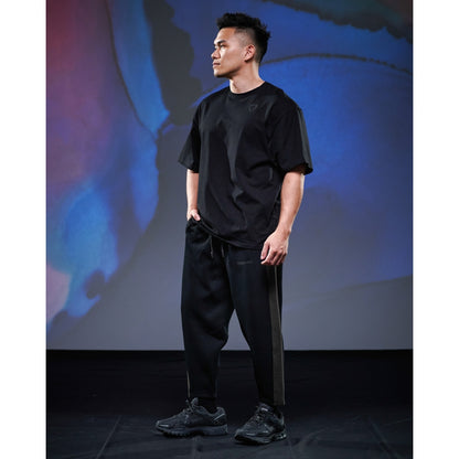 JOINED TRACK SIDE STRIPE LOOSE JOGGERS