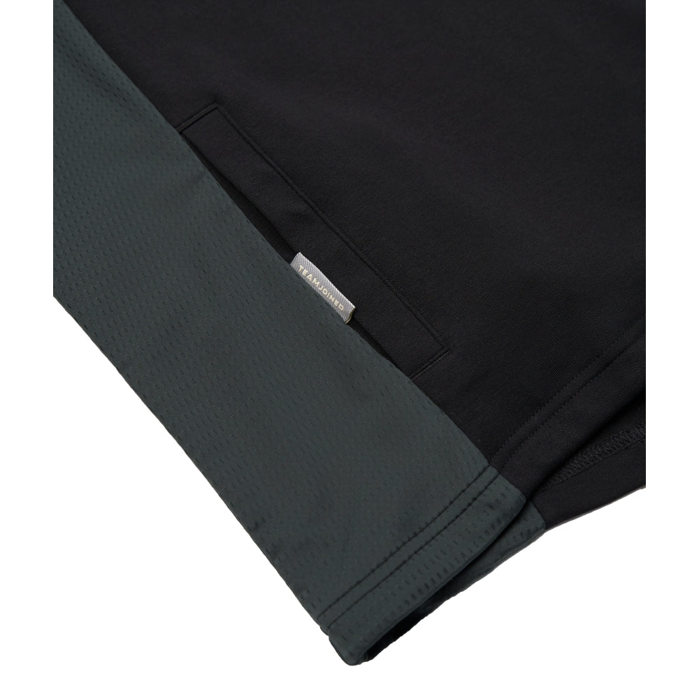 JOINED URBAN MESH PANELED RAGLAN EXTRA-OVERSIZED