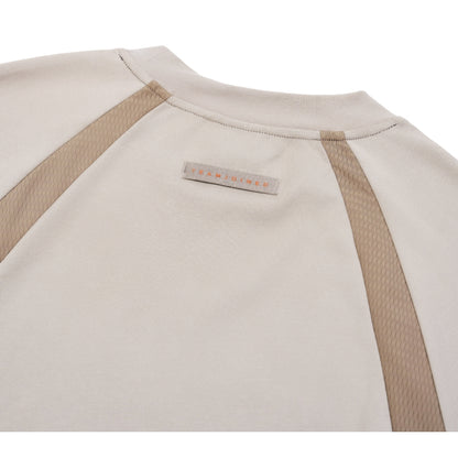 JOINED URBAN MESH PANELED RAGLAN EXTRA-OVERSIZED