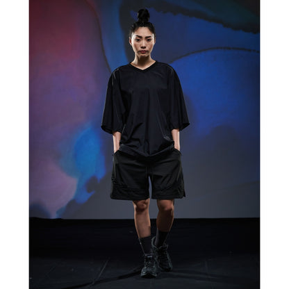 JOINED URBAN PANELED EXTRA-OVERSIZED JERSEY