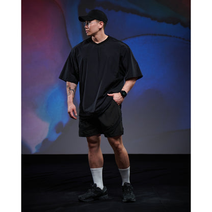 JOINED URBAN PANELED EXTRA-OVERSIZED JERSEY