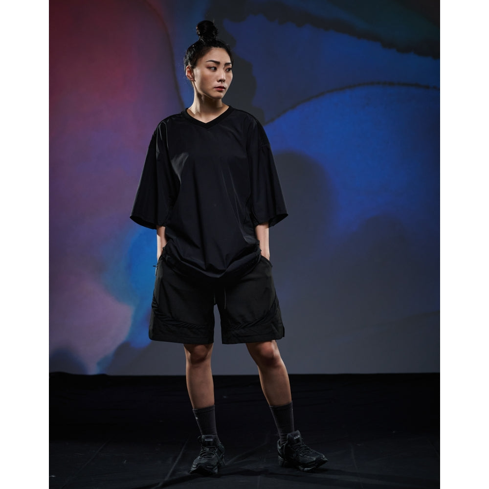 JOINED URBAN PANELED EXTRA-OVERSIZED JERSEY