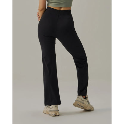 JOINED FRONT SLIT WIDE LEG PANT