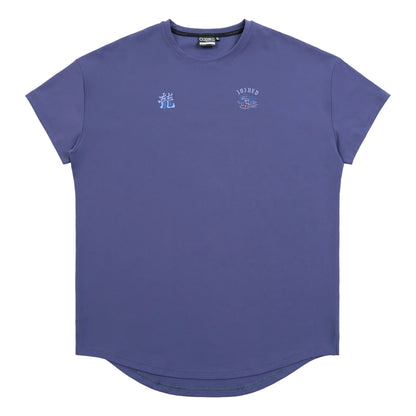 JOINED CNY24 LOONG ADAPT DROP SHOULDER MUSCLE TEE - INDIGO