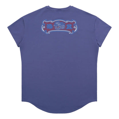 JOINED CNY24 LOONG ADAPT DROP SHOULDER MUSCLE TEE - INDIGO