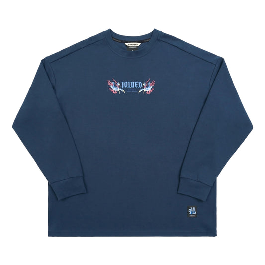 JOINED CNY24 LOONG OVERSIZED LONG SLEEVES - DARK BLUE
