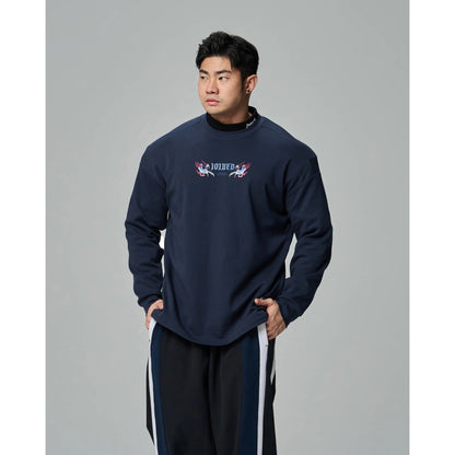 JOINED CNY24 LOONG OVERSIZED LONG SLEEVES - DARK BLUE