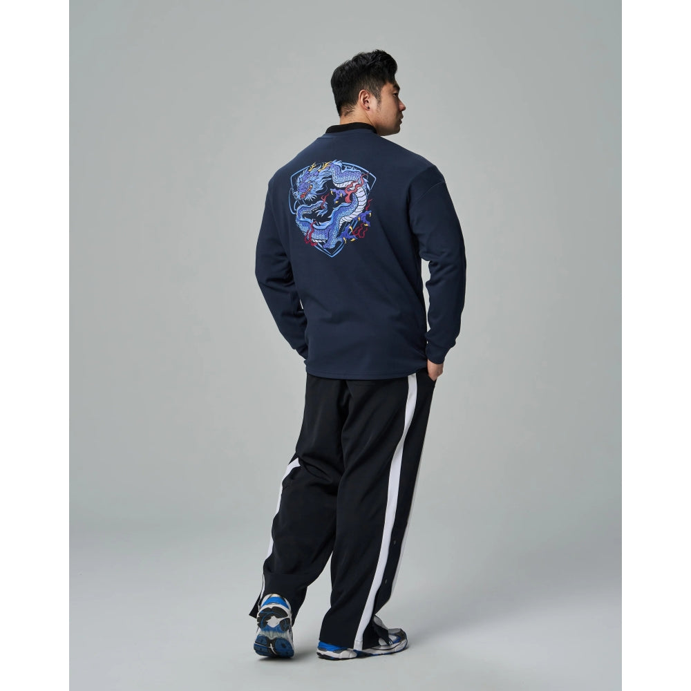 JOINED CNY24 LOONG OVERSIZED LONG SLEEVES - DARK BLUE