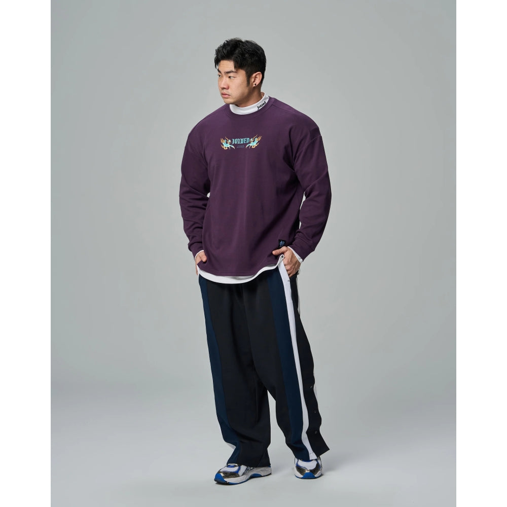 JOINED CNY24 LOONG OVERSIZED LONG SLEEVES - DARK PURPLE