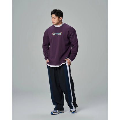 JOINED CNY24 LOONG OVERSIZED LONG SLEEVES - DARK PURPLE