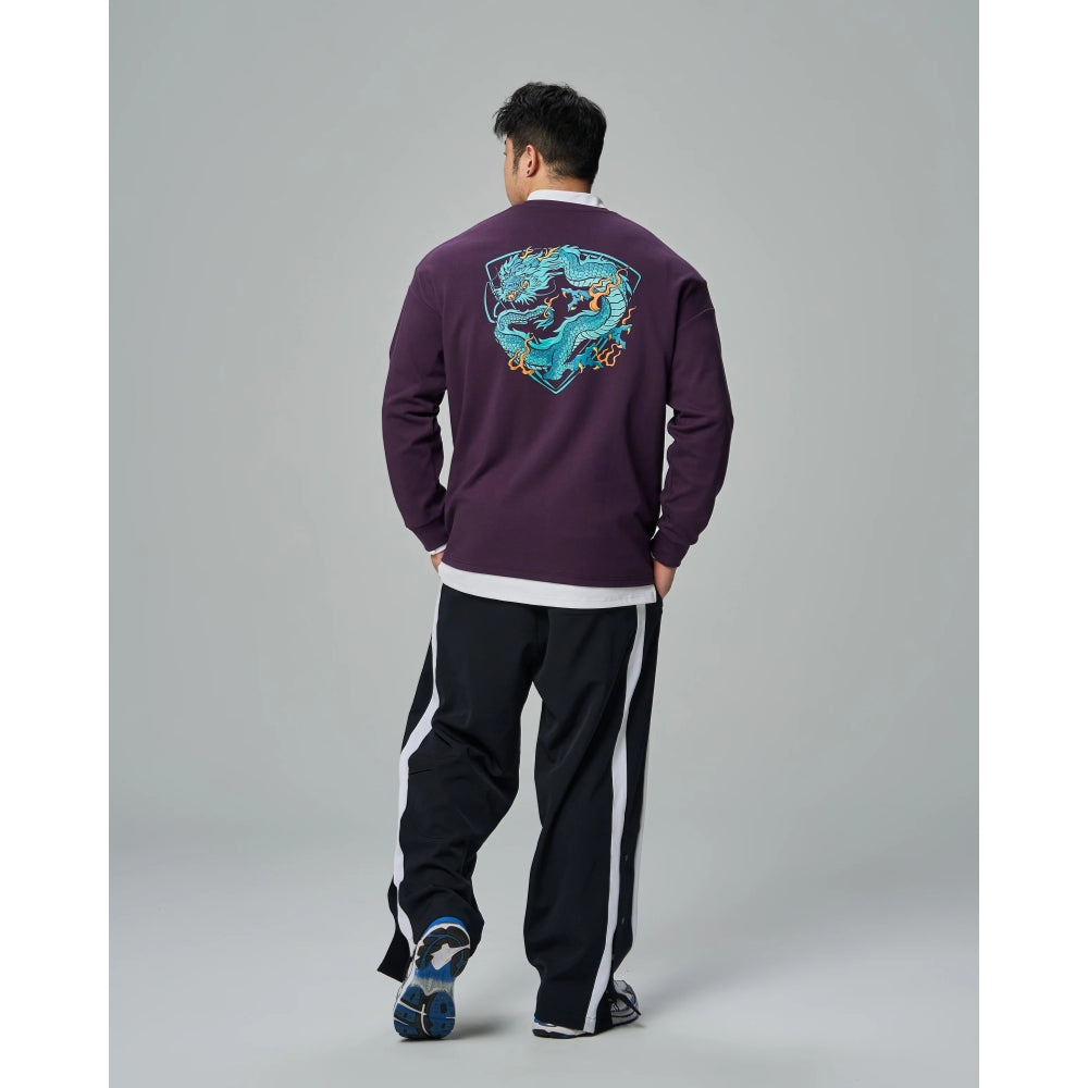 JOINED CNY24 LOONG OVERSIZED LONG SLEEVES - DARK PURPLE