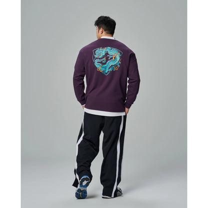 JOINED CNY24 LOONG OVERSIZED LONG SLEEVES - DARK PURPLE