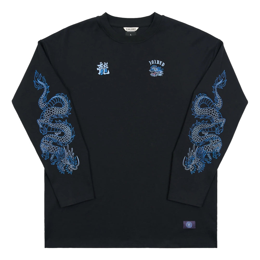 JOINED CNY24 LOONG EXTRA OVERSIZED LONG SLEEVES - BLACK
