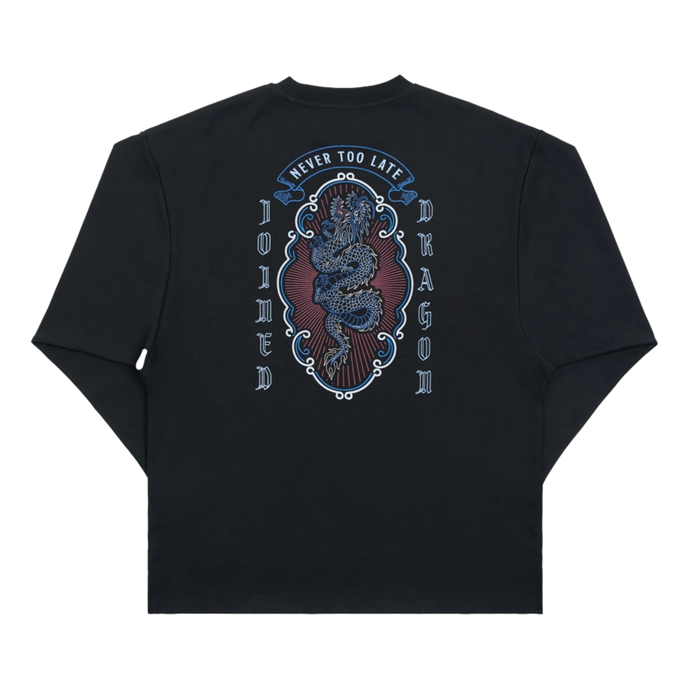 JOINED CNY24 LOONG EXTRA OVERSIZED LONG SLEEVES - BLACK