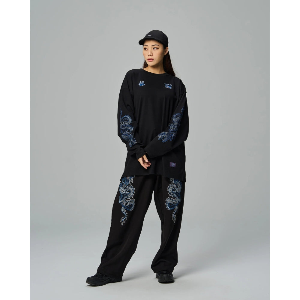 JOINED CNY24 LOONG EXTRA OVERSIZED LONG SLEEVES - BLACK