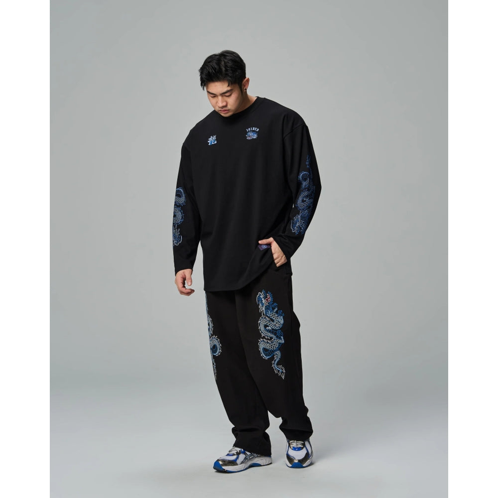 JOINED CNY24 LOONG EXTRA OVERSIZED LONG SLEEVES - BLACK