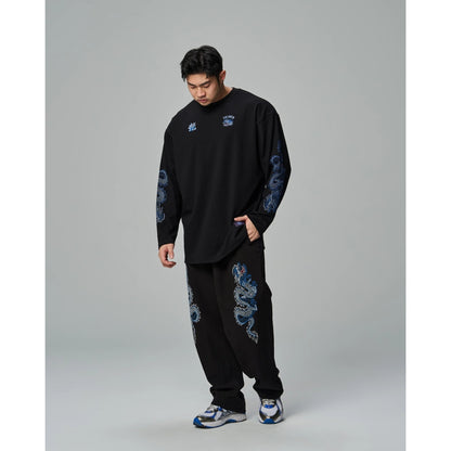JOINED CNY24 LOONG EXTRA OVERSIZED LONG SLEEVES - BLACK