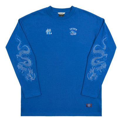 JOINED CNY24 LOONG EXTRA OVERSIZED LONG SLEEVES - DARK BLUE