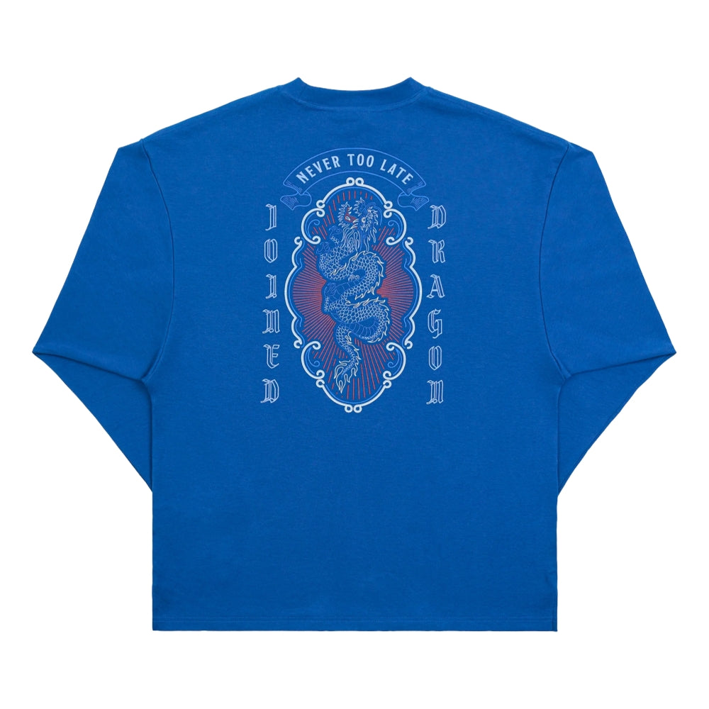 JOINED CNY24 LOONG EXTRA OVERSIZED LONG SLEEVES - DARK BLUE