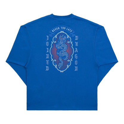 JOINED CNY24 LOONG EXTRA OVERSIZED LONG SLEEVES - DARK BLUE