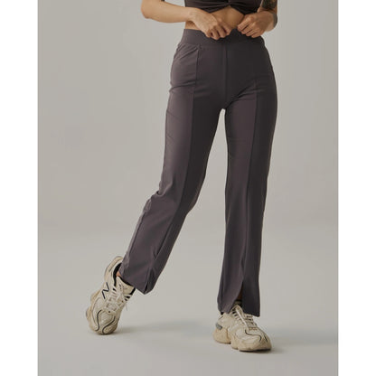 JOINED FRONT SLIT WIDE LEG PANT