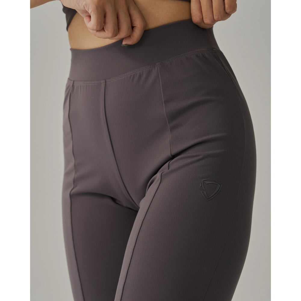 JOINED FRONT SLIT WIDE LEG PANT