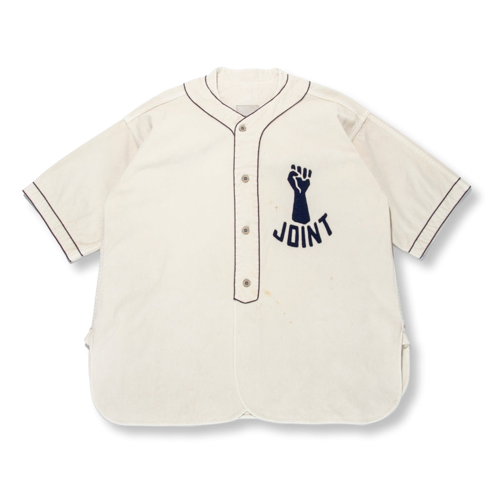BOWWOW JOINT BASEBALL SHIRT-WHITE
