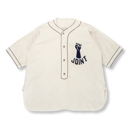 BOWWOW JOINT BASEBALL SHIRT-WHITE