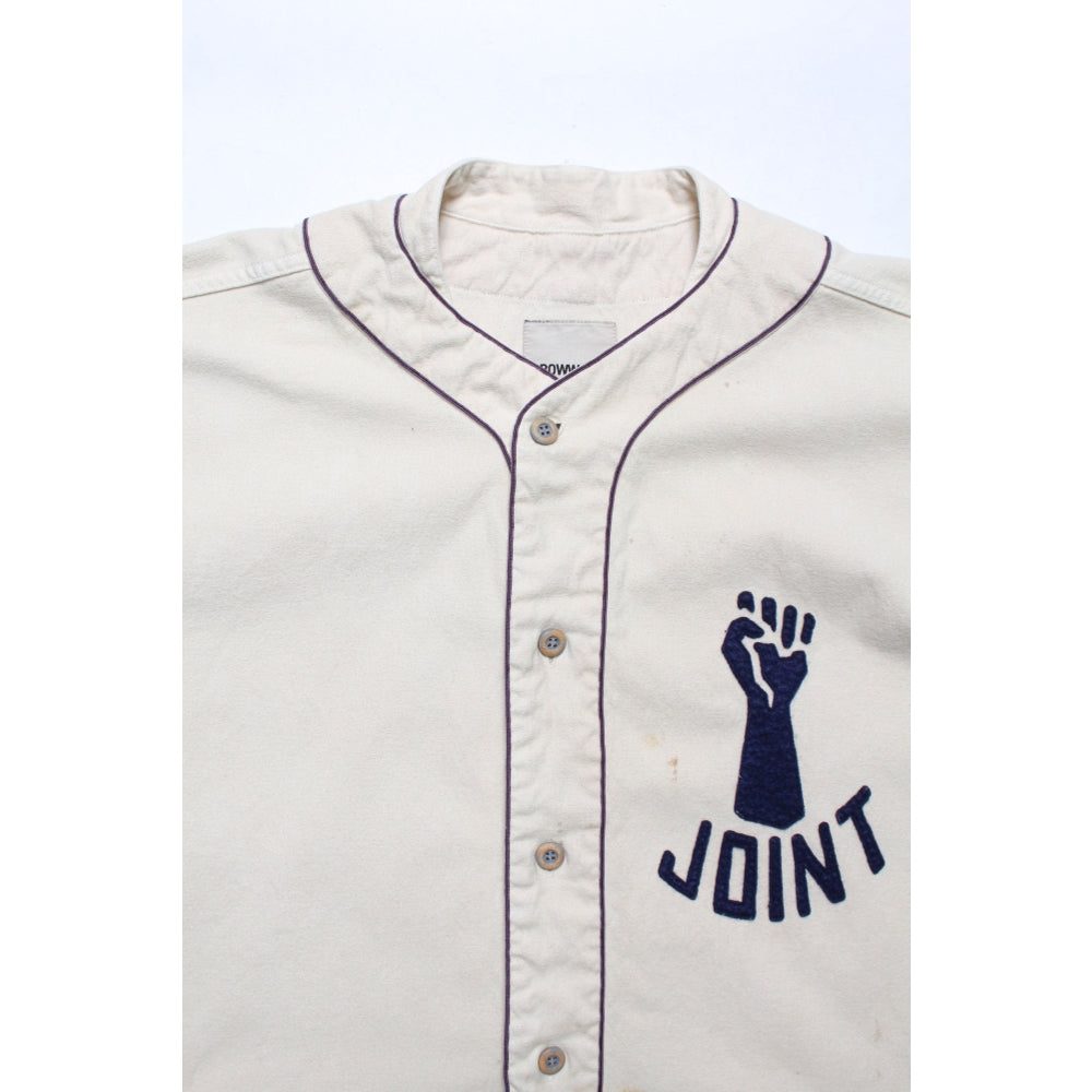 BOWWOW JOINT BASEBALL SHIRT-WHITE
