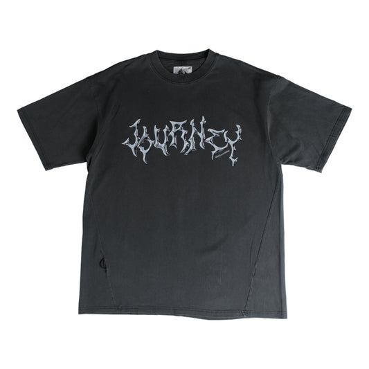 NINE POINT NINE JOURNEY IN MONTION S/S TEE-WASHED GREY