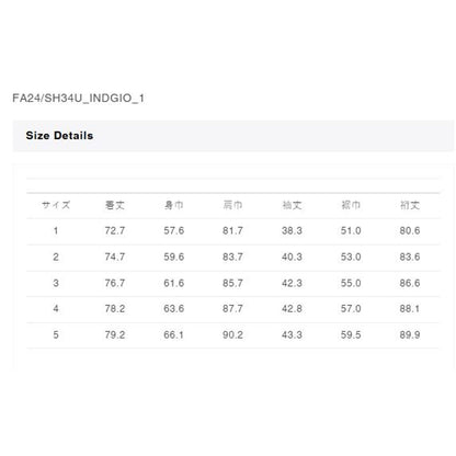 FUNDAMENTAL KITE SHIRT 3YR WASH-INDIGO