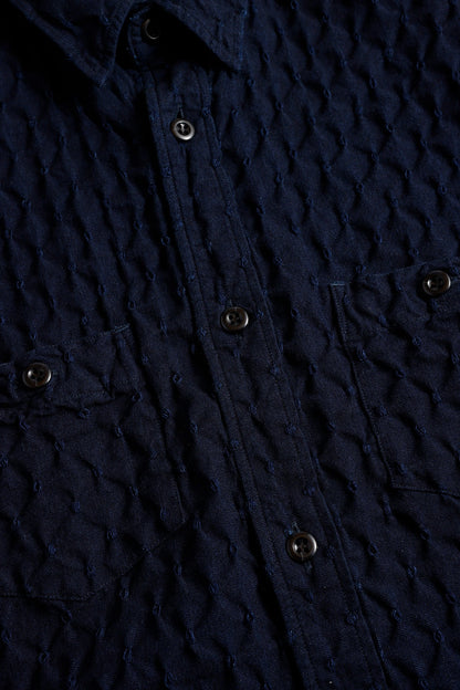 FUNDAMENTAL KITE SHIRT RINSE-INDIGO