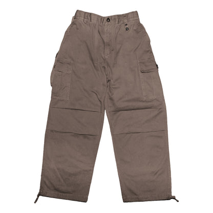 KNEE PLEATED CARGO PANTS