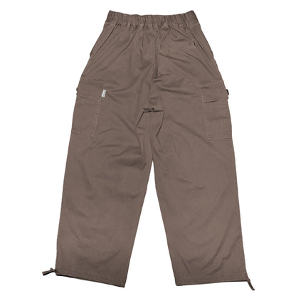 KNEE PLEATED CARGO PANTS