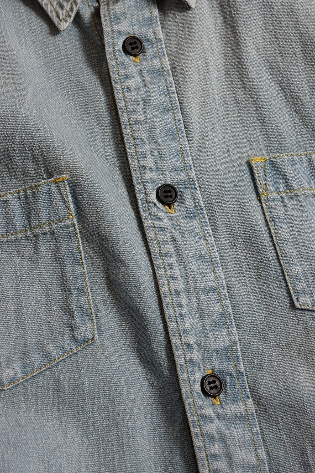 FUNDAMENTAL KYTE SHIRT 3YR WASH-INDIGO