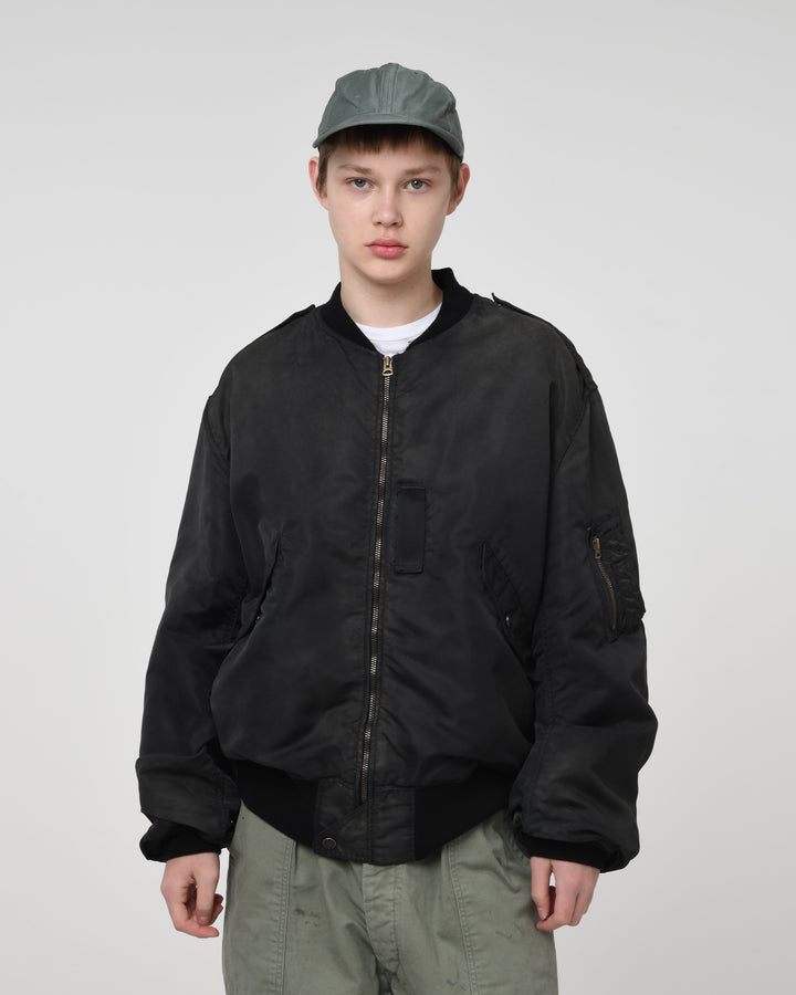 BOWWOW L-2B FLIGHT JACKET AGED-BLACK