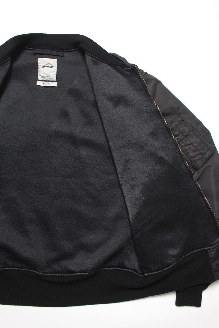 BOWWOW L-2B FLIGHT JACKET AGED-BLACK