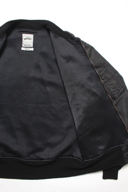 BOWWOW L-2B FLIGHT JACKET AGED-BLACK