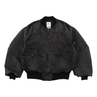 BOWWOW L-2B FLIGHT JACKET AGED-BLACK