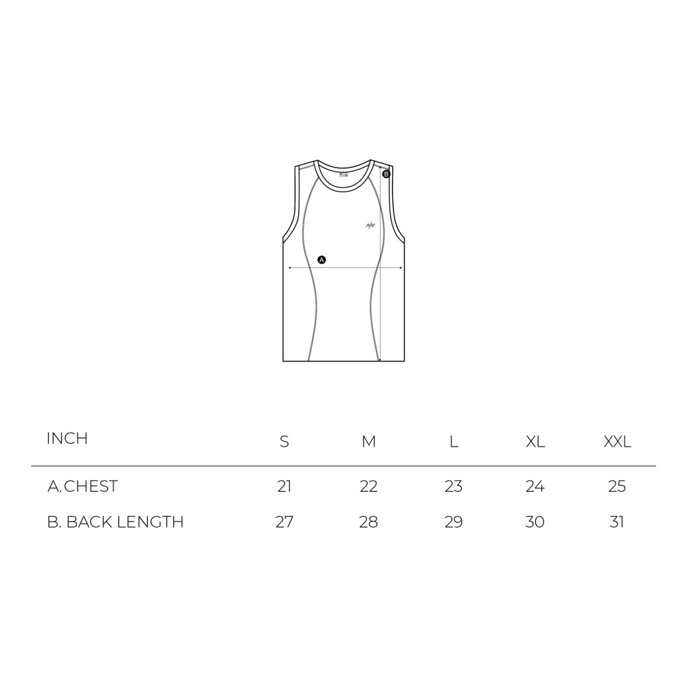 NINE POINT NINE LAGOON BREATHE TANK TOP-GREY