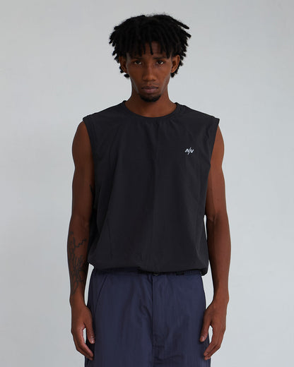 NINE POINT NINE LAGOON BREATHE TANK TOP-GREY