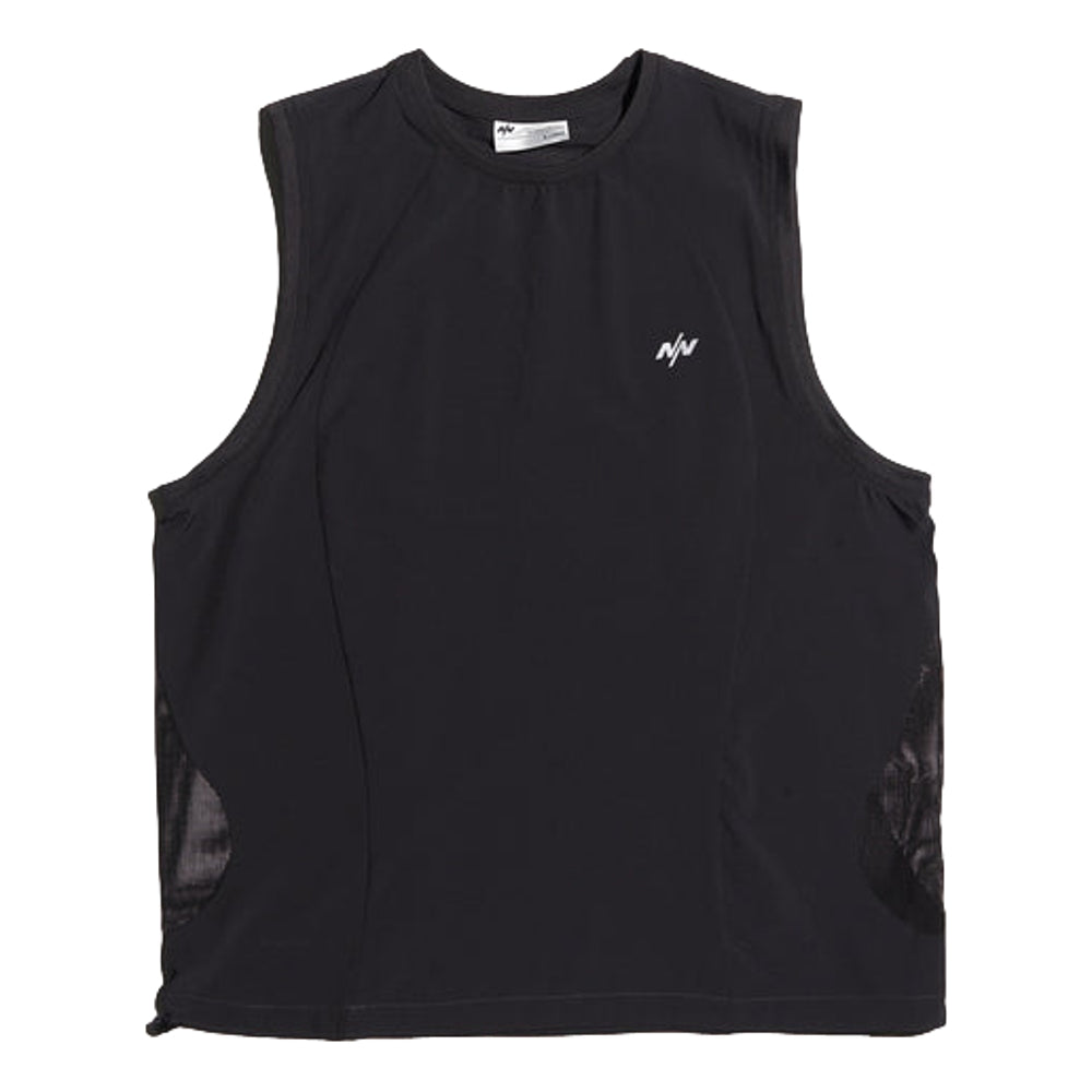 NINE POINT NINE LAGOON BREATHE TANK TOP-BLACK