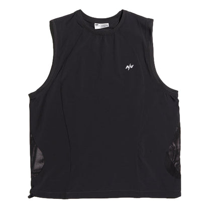NINE POINT NINE LAGOON BREATHE TANK TOP-BLACK