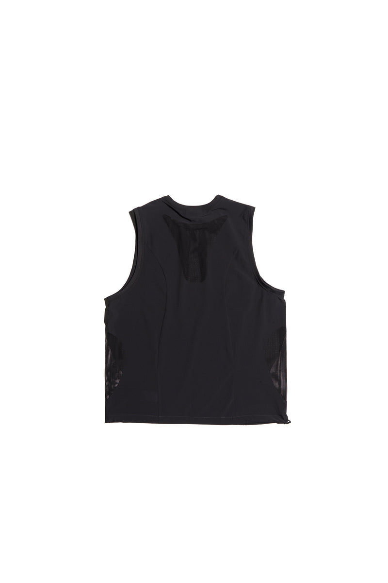 NINE POINT NINE LAGOON BREATHE TANK TOP-BLACK