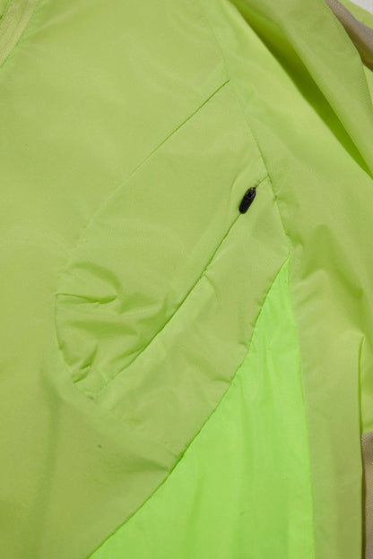 NINE POINT NINE LAGOON TRANSPARENT WINDBREAKER-LIME